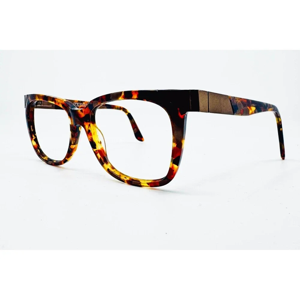 GX Studio Eyeglasses Womens Tortoise GS15 TOR Square Frame 52-16-135 39992